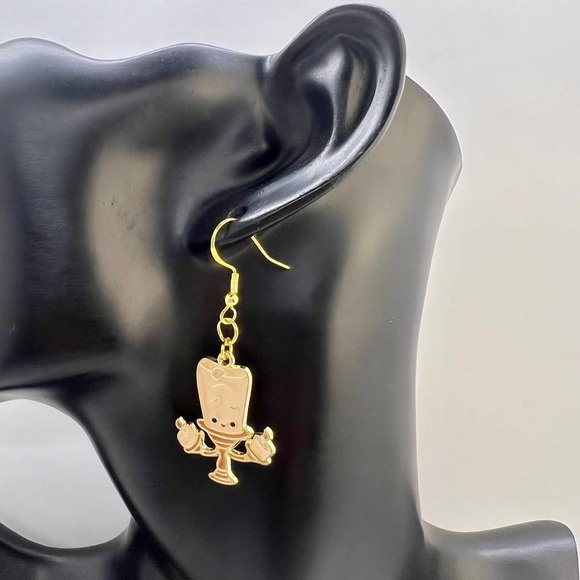 Beauty and the Beast Earrings - Lumiere Earrings - Disney Inspired Earrings - Picture 10 of 10